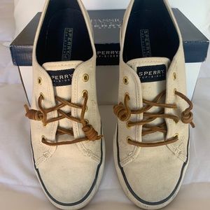 Sperry Top-Siders Seacoast Ivory Boat Shoes